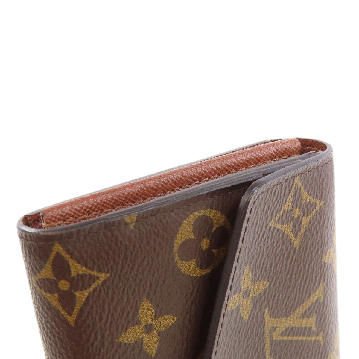LOUIS VUITTON Long Wallet Purse M60531 Monogram canvas Brown Portefeuille Sara Women Used Authentic