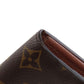 LOUIS VUITTON Long Wallet Purse M60531 Monogram canvas Brown Portefeuille Sara Women Used Authentic