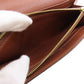 LOUIS VUITTON Long Wallet Purse M60531 Monogram canvas Brown Portefeuille Sara Women Used Authentic