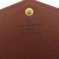 LOUIS VUITTON Long Wallet Purse M60531 Monogram canvas Brown Portefeuille Sara Women Used Authentic