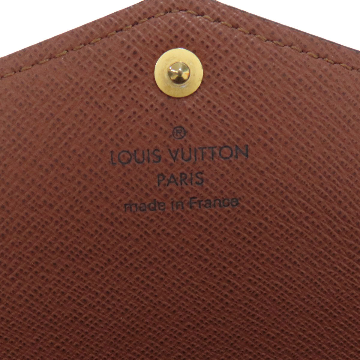 LOUIS VUITTON Long Wallet Purse M60531 Monogram canvas Brown Portefeuille Sara Women Used Authentic