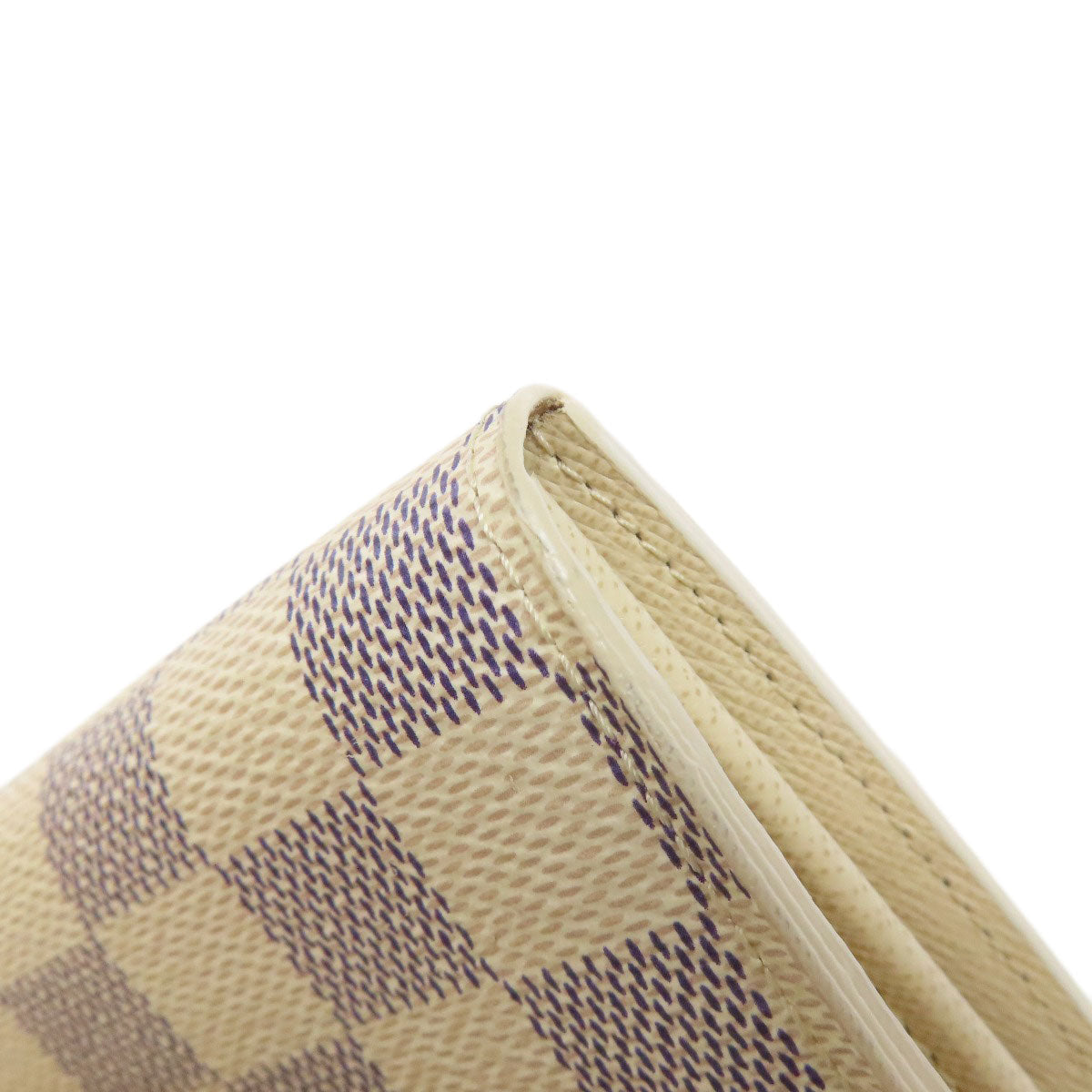 LOUIS VUITTON Long Wallet Purse N63208 Damier canvas white Portefeuille Sara