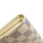 LOUIS VUITTON Long Wallet Purse N63208 Damier canvas white Portefeuille Sara