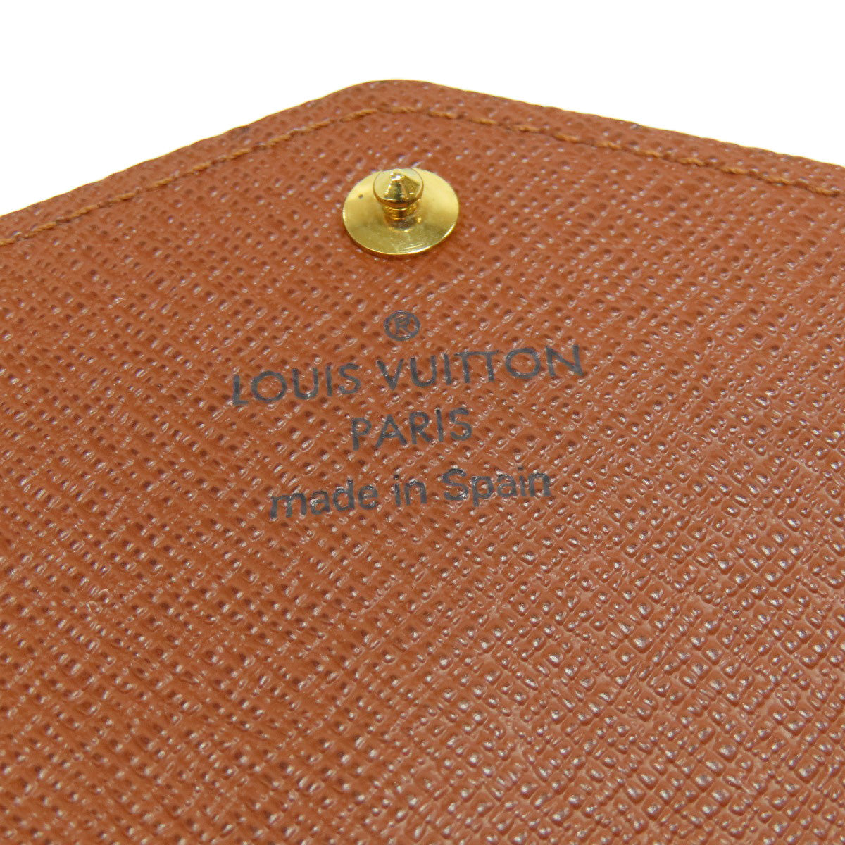 LOUIS VUITTON Long Wallet Purse M60531 Monogram canvas Brown Portefeuille Sarah Women Used Authentic