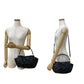 PRADA Shoulder Bag leather black
