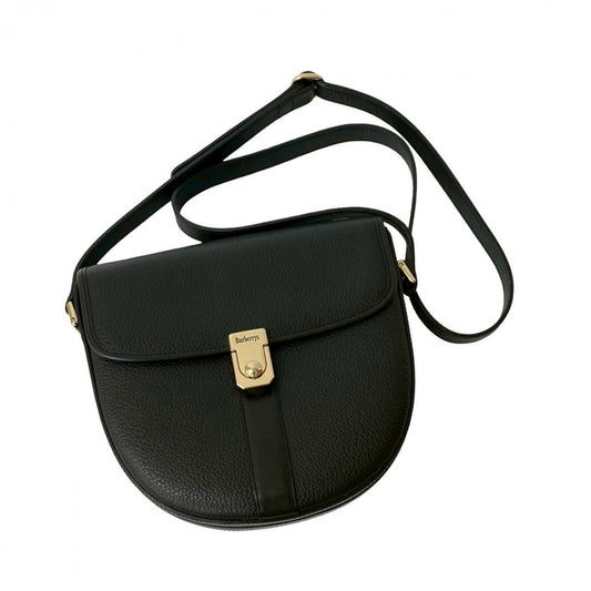 BURBERRY Shoulder Bag leather black