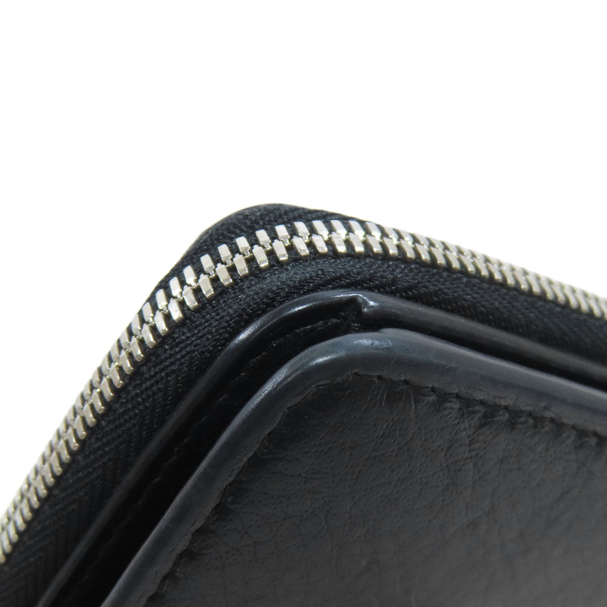 BALENCIAGA Bifold Wallet 551933 leather black Every day Women(Unisex) Used Authentic