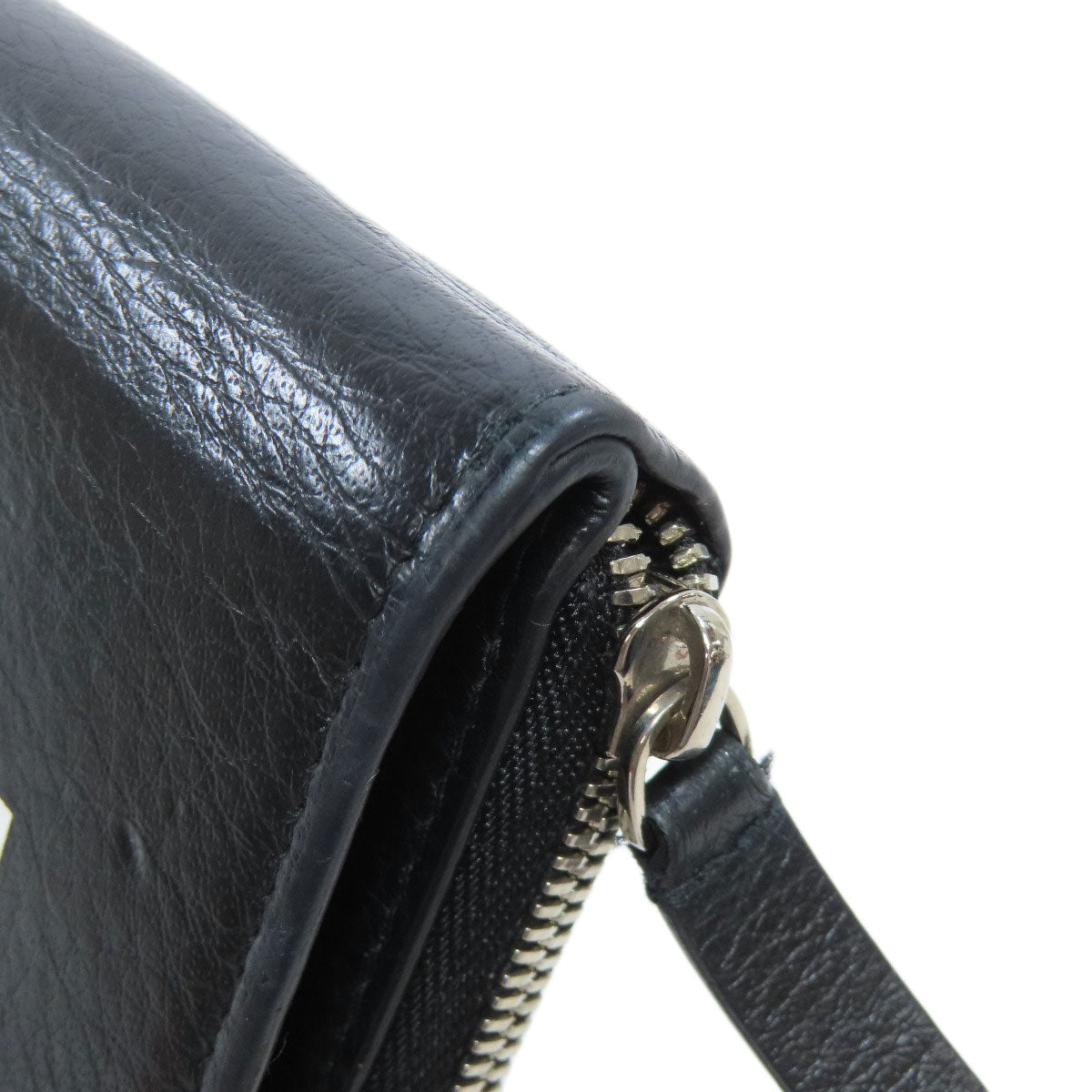 BALENCIAGA Bifold Wallet 551933 leather black Every day Women(Unisex) Used Authentic
