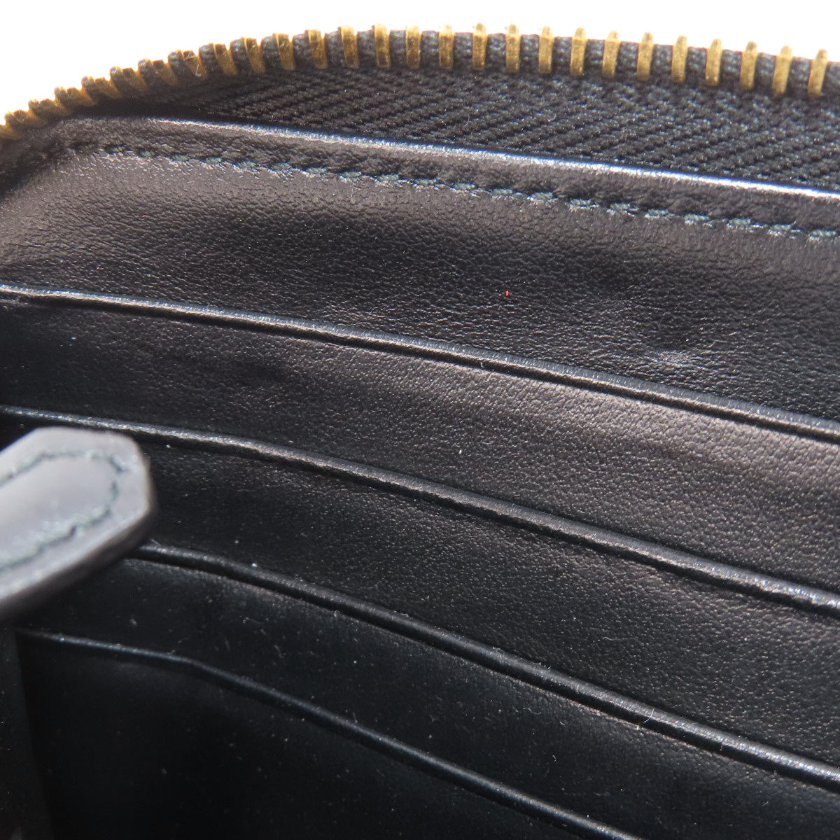 PRADA Long Wallet Purse Nylon black logoMetal Women Used Authentic