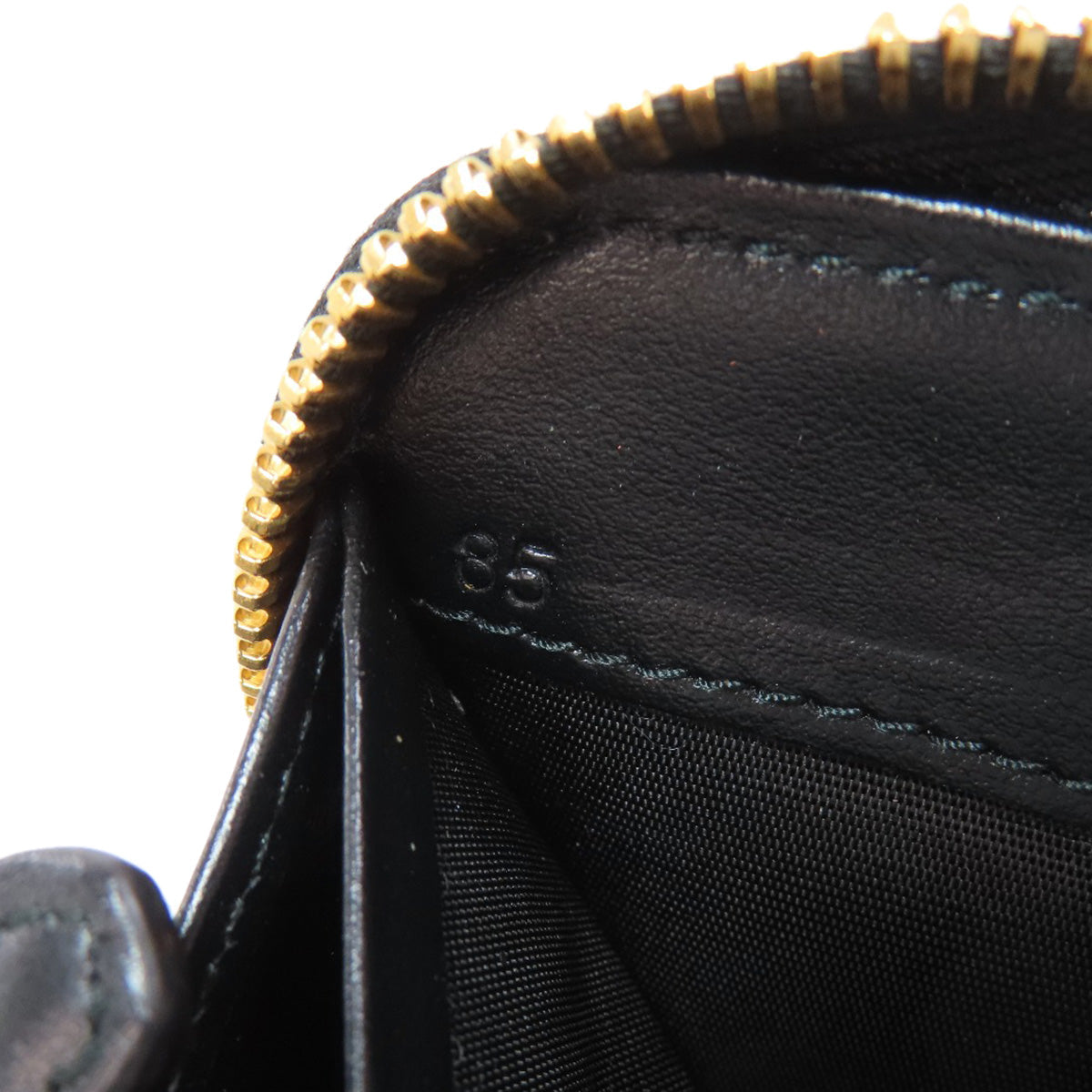 PRADA Long Wallet Purse Nylon black logoMetal Women Used Authentic