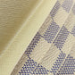 LOUIS VUITTON Bifold Wallet M63020 Damier canvas white Portefeuille Josephine Women Used Authentic