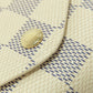 LOUIS VUITTON Bifold Wallet M63020 Damier canvas white Portefeuille Josephine Women Used Authentic