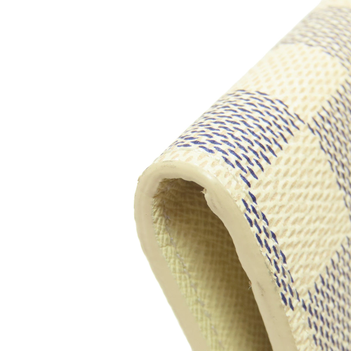 LOUIS VUITTON Bifold Wallet M63020 Damier canvas white Portefeuille Josephine Women Used Authentic