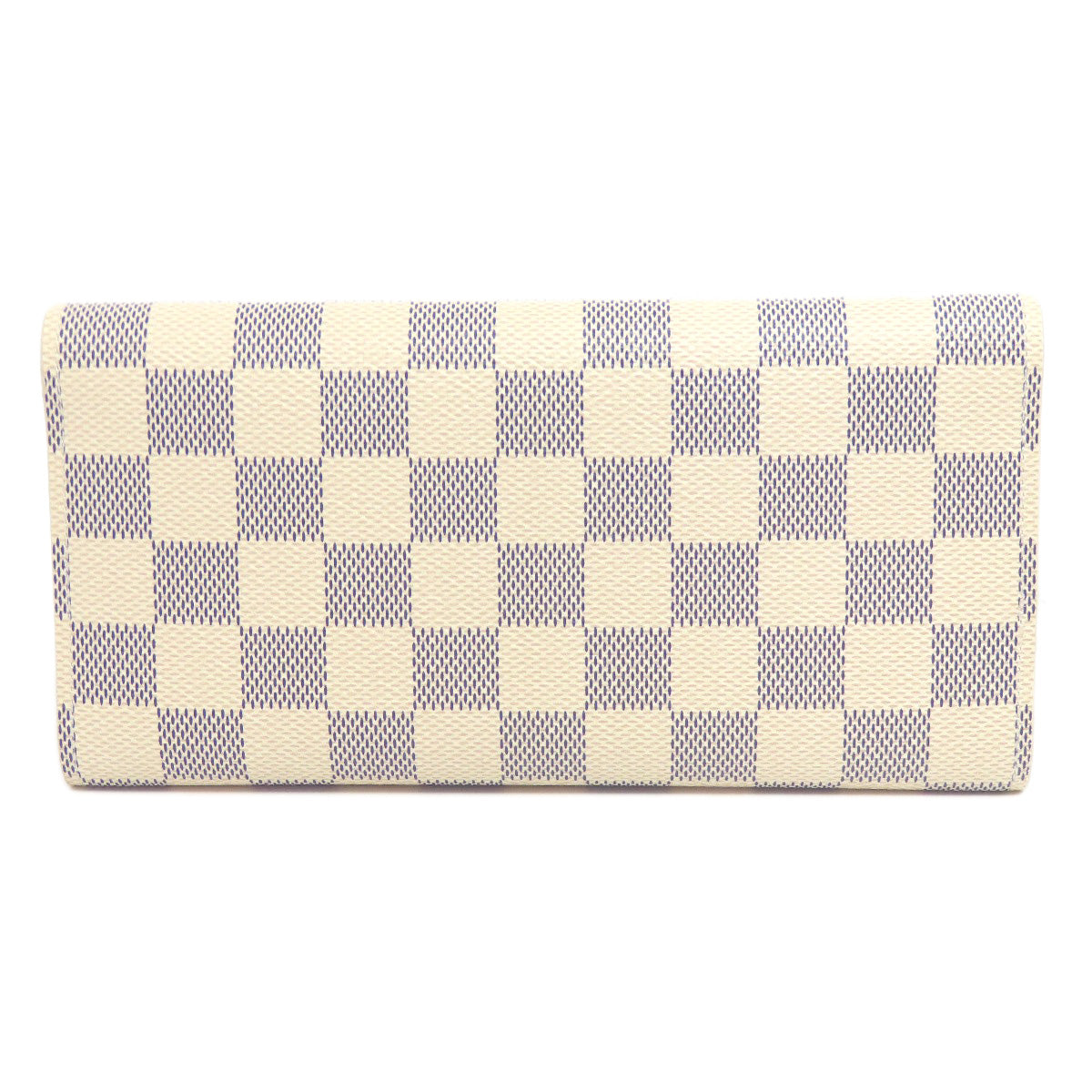 LOUIS VUITTON Bifold Wallet M63020 Damier canvas white Portefeuille Josephine Women Used Authentic