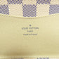 LOUIS VUITTON Bifold Wallet M63020 Damier canvas white Portefeuille Josephine Women Used Authentic