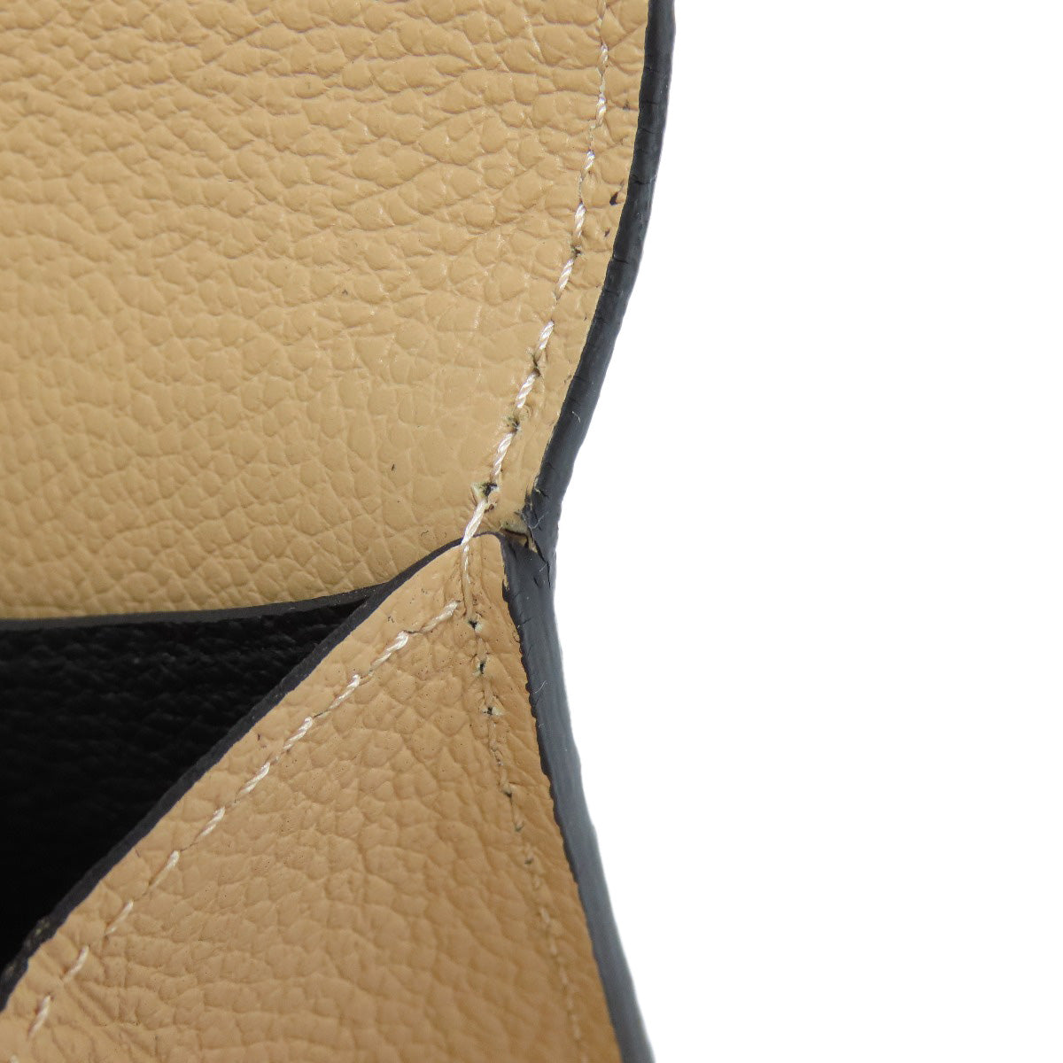 LOUIS VUITTON Bifold Wallet M62369 Ann Platt black Portefeuille Emily Women Used Authentic