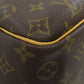 LOUIS VUITTON Handbag M47270 Monogram canvas Brown Deauville Women Used Authentic