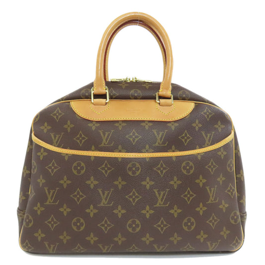 LOUIS VUITTON Handbag M47270 Monogram canvas Brown Deauville Women Used Authentic