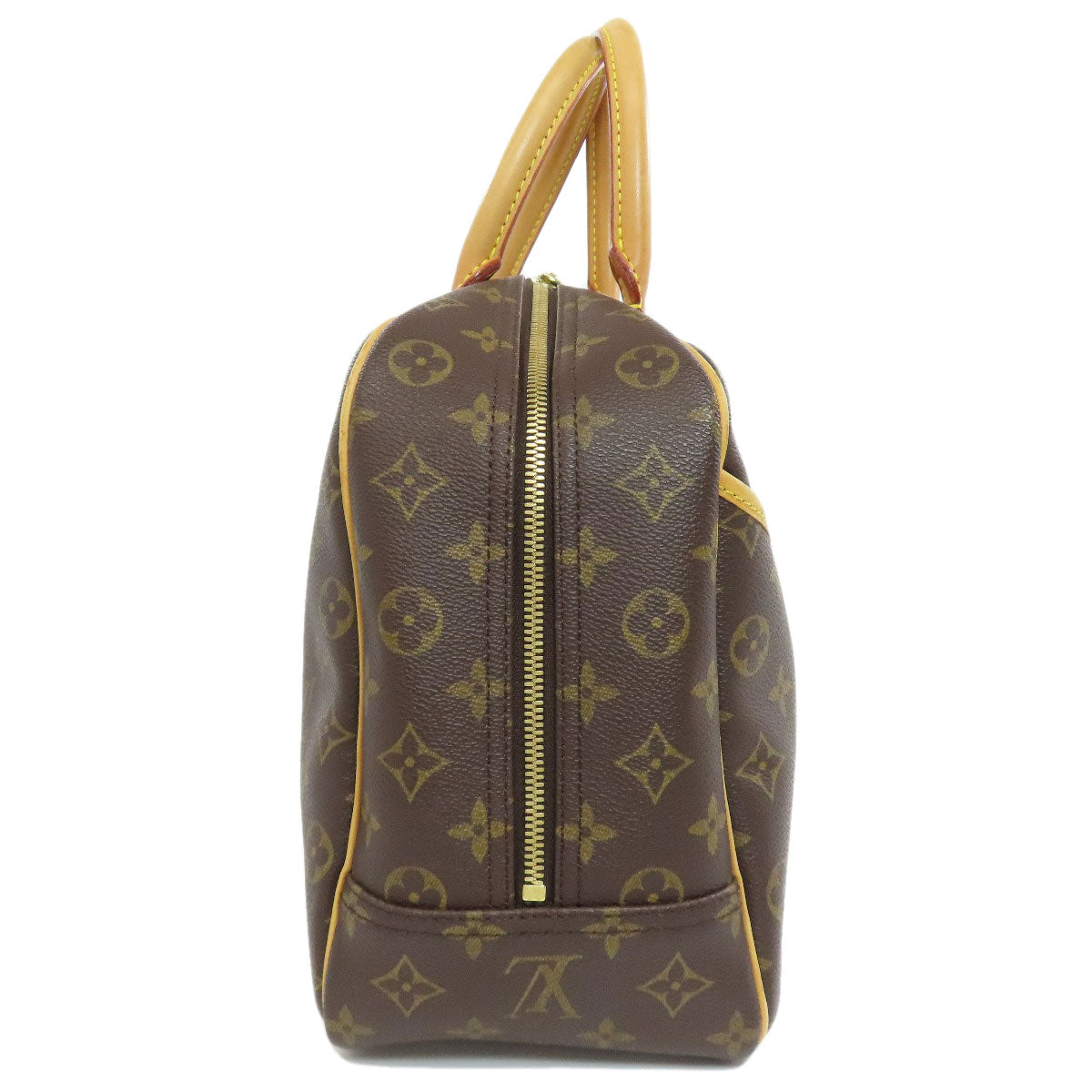 LOUIS VUITTON Handbag M47270 Monogram canvas Brown Deauville Women Used Authentic