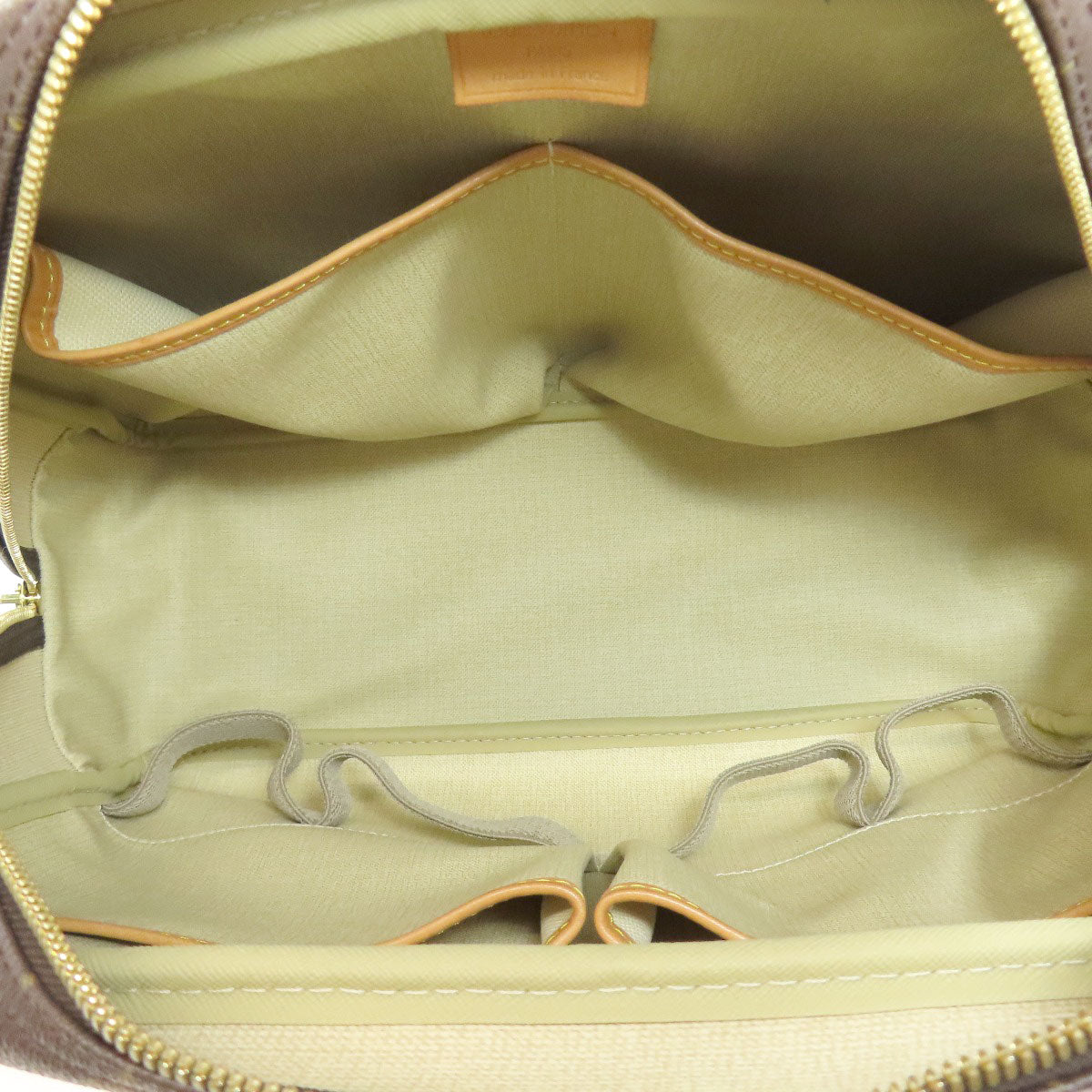 LOUIS VUITTON Handbag M47270 Monogram canvas Brown Deauville Women Used Authentic