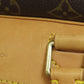 LOUIS VUITTON Handbag M47270 Monogram canvas Brown Deauville Women Used Authentic