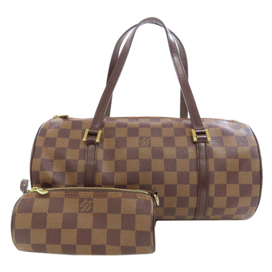 LOUIS VUITTON Handbag N51303 Damier canvas Brown Papillon 30 Women Used Authentic