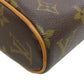 LOUIS VUITTON Handbag M51902 Monogram canvas Brown Sonatine Women Used Authentic