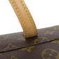 LOUIS VUITTON Handbag M51902 Monogram canvas Brown Sonatine Women Used Authentic