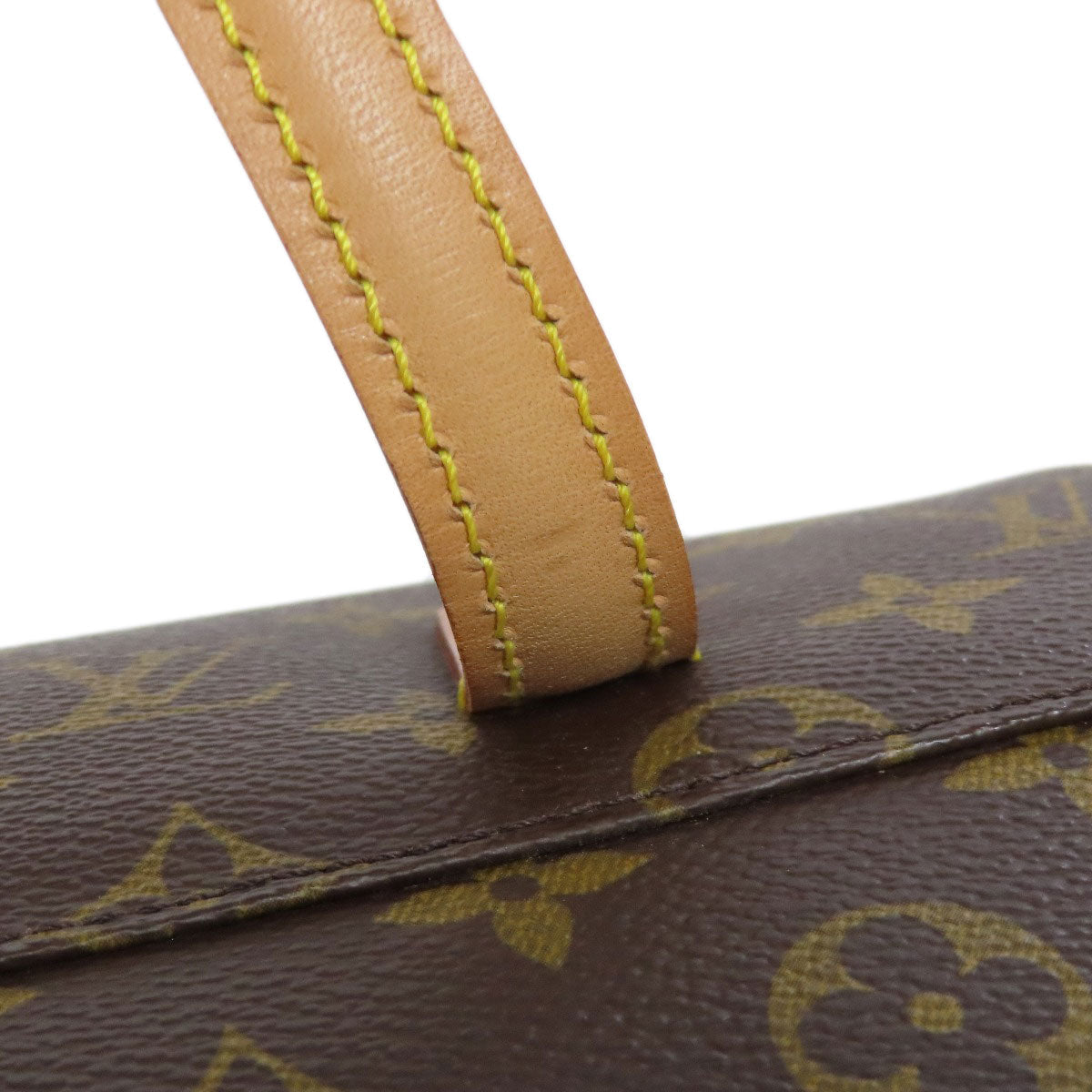 LOUIS VUITTON Handbag M51902 Monogram canvas Brown Sonatine Women Used Authentic