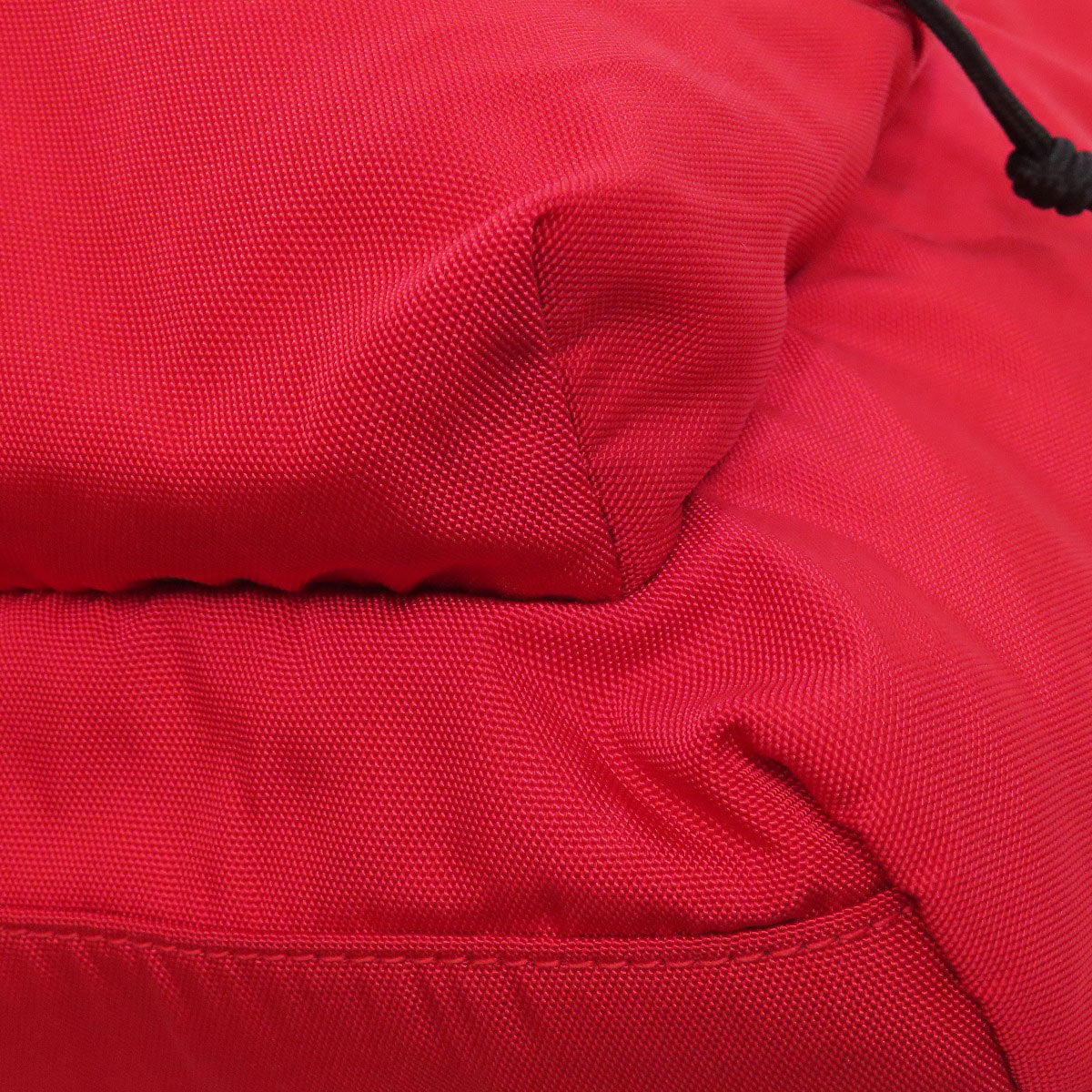 BALENCIAGA Backpack Nylon Red logo Women Used Authentic