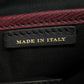 BURBERRY Shoulder Bag leather Red logo Women Used Authentic
