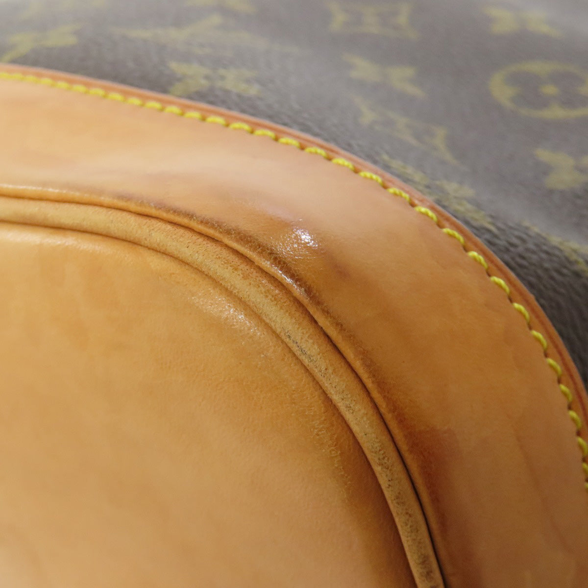 LOUIS VUITTON Handbag M51130 Monogram canvas Brown Alma Women Used Authentic