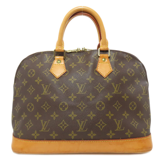LOUIS VUITTON Handbag M51130 Monogram canvas Brown Alma Women Used Authentic