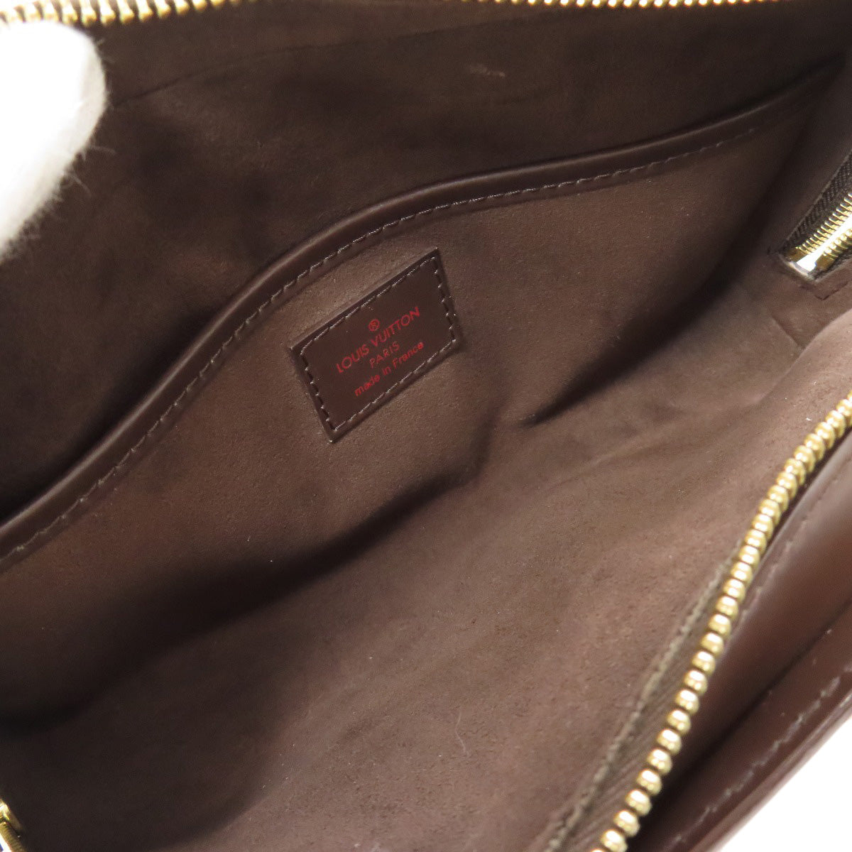 LOUIS VUITTON business bag N51993 Damier canvas Brown Saint Louis Women Used Authentic