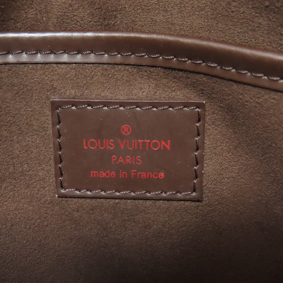 LOUIS VUITTON business bag N51993 Damier canvas Brown Saint Louis Women Used Authentic