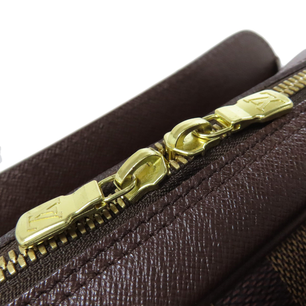 LOUIS VUITTON Handbag N51155 Damier canvas Brown Triana Women Used Authentic