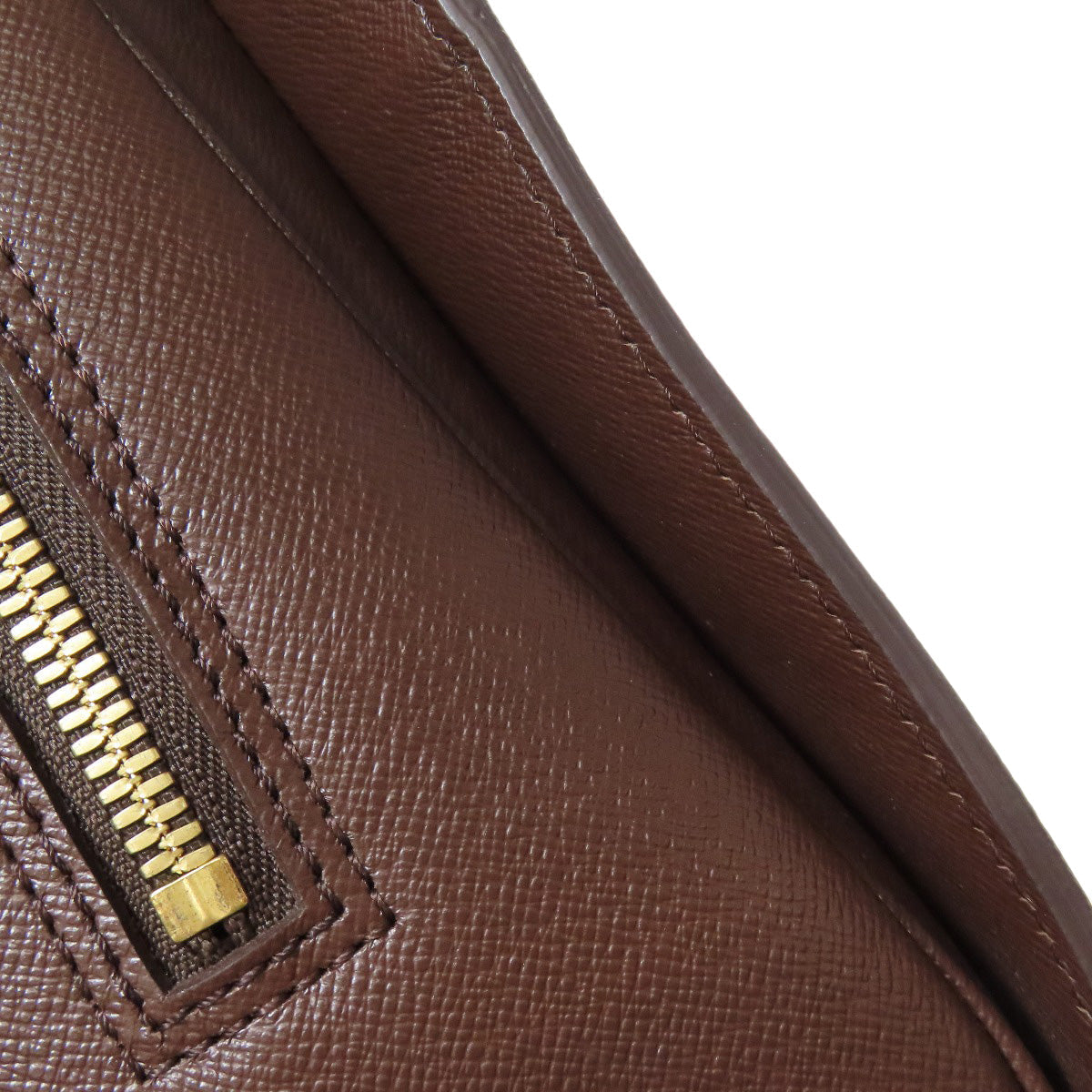 LOUIS VUITTON Handbag N51155 Damier canvas Brown Triana Women Used Authentic
