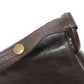 CELINE Shoulder Bag leather Brown Carriage Women Used Authentic