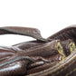 CELINE Shoulder Bag leather Brown Carriage Women Used Authentic