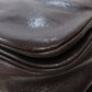 CELINE Shoulder Bag leather Brown Carriage Women Used Authentic