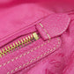 PRADA Tote Bag Nylon pink logoMetal Women Used Authentic