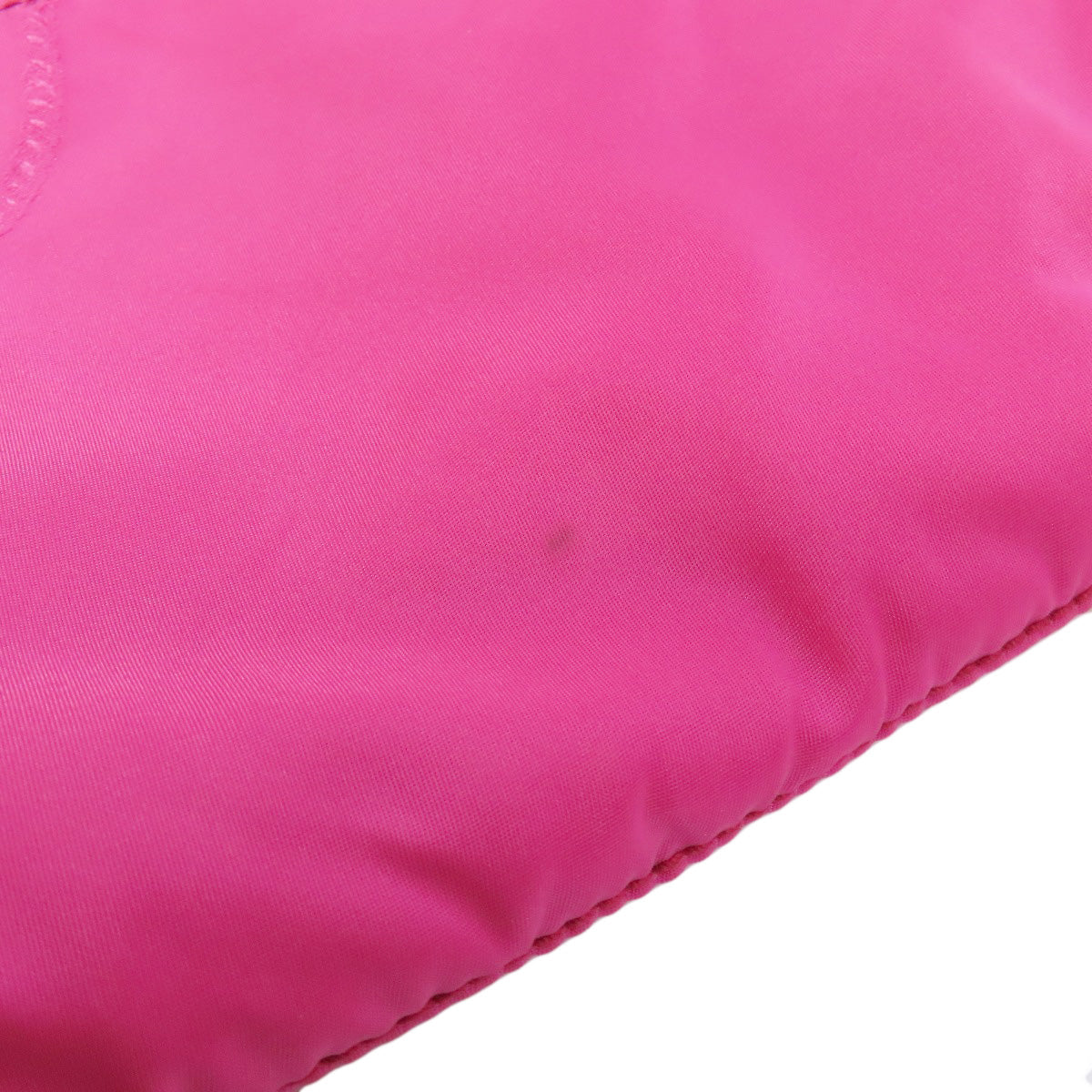 PRADA Tote Bag Nylon pink logoMetal Women Used Authentic