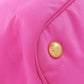 PRADA Tote Bag Nylon pink logoMetal Women Used Authentic