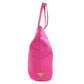 PRADA Tote Bag Nylon pink logoMetal Women Used Authentic