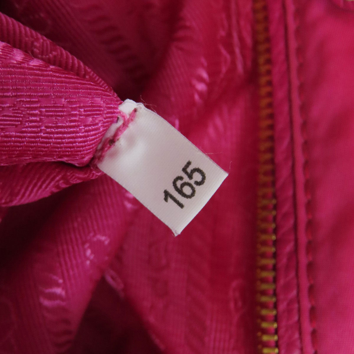 PRADA Tote Bag Nylon pink logoMetal Women Used Authentic