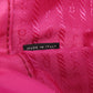 PRADA Tote Bag Nylon pink logoMetal Women Used Authentic