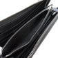 PRADA Long Wallet Purse leather black Safiano mens Used Authentic