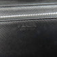 PRADA Long Wallet Purse leather black Safiano mens Used Authentic