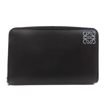 LOEWE Coin case leather black anagram Women(Unisex) Used Authentic