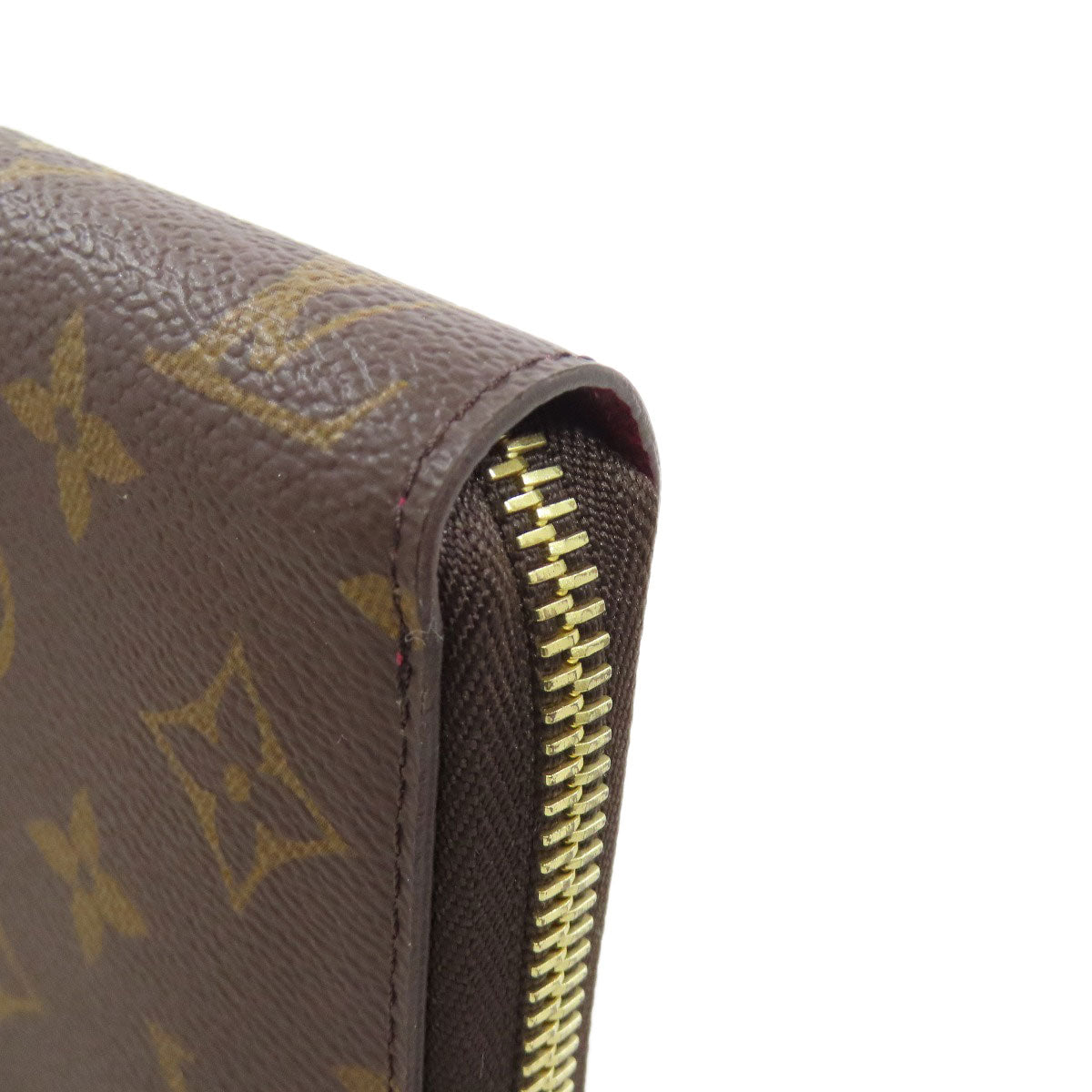 LOUIS VUITTON Long Wallet Purse M41895 Monogram canvas Brown Zippy wallet Women Used Authentic